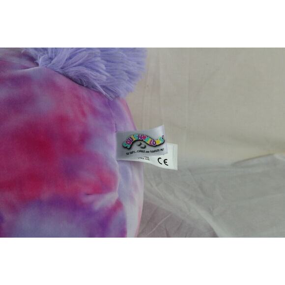 New Squishmallow Kelly toy 12" Willow The Tie Dye Pegasus Plush Toy - Picture 5 of 5